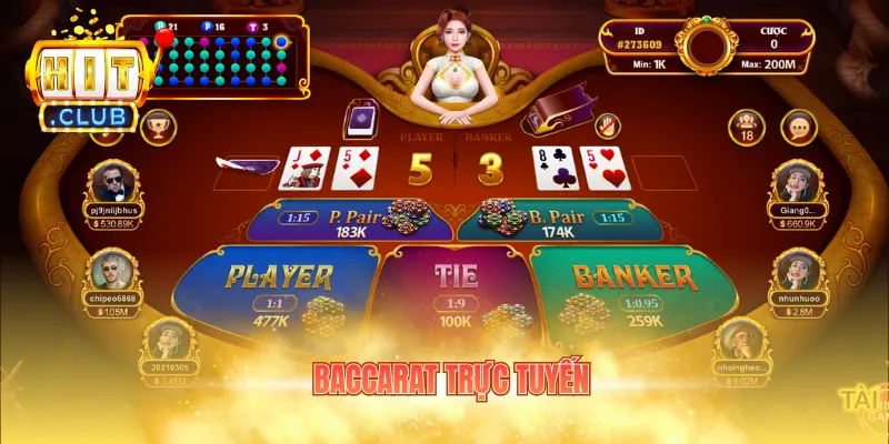 baccarat trực tuyến